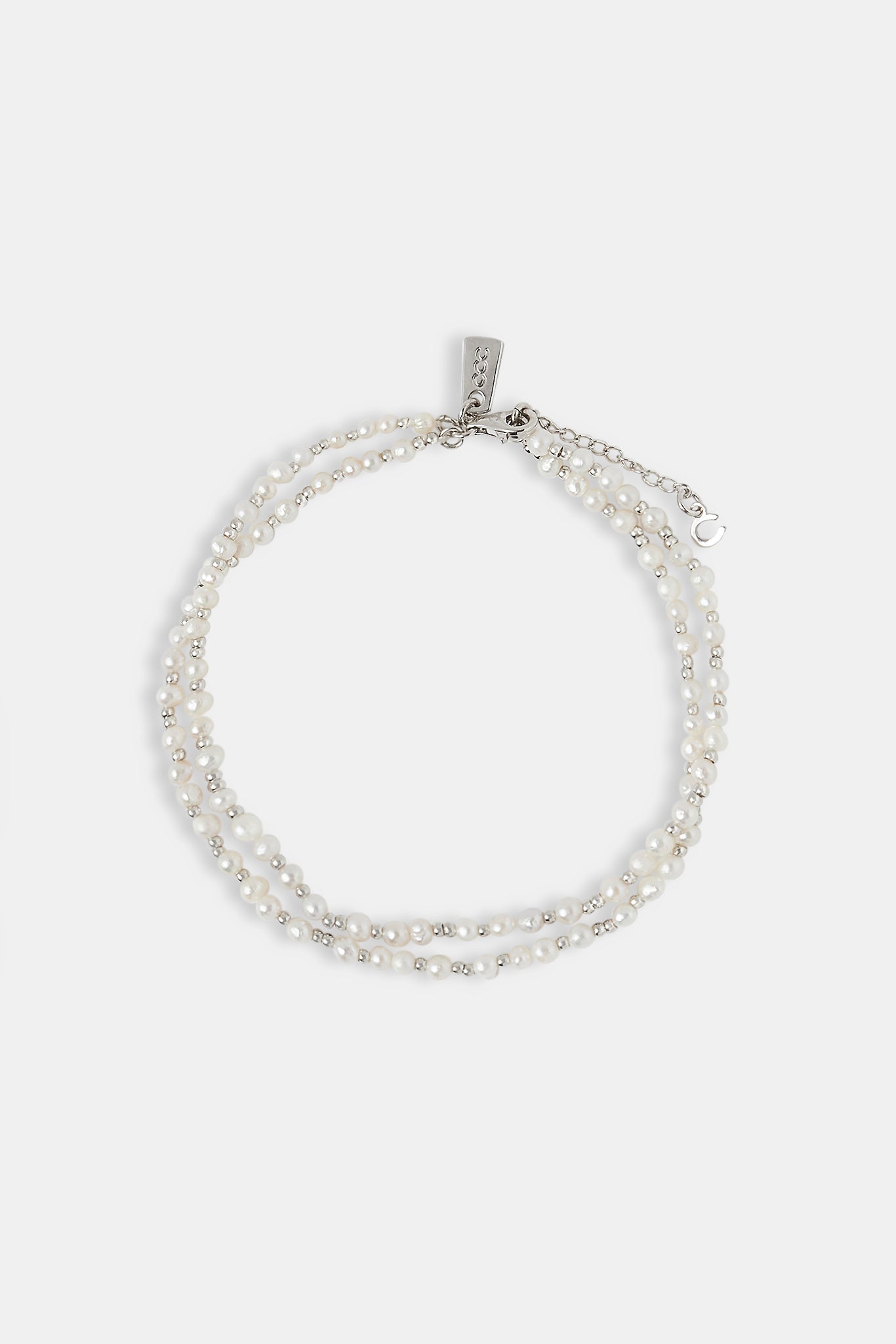 Double Layer Freshwater Pearl Bracelet - 3mm